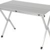 Aluminum Roll-Up Campsite Table with Carrying Bag - Ideal for Tailgating, Camping, The Beach, Parties and More - Lightweight Design and Rust Resistant (51896)